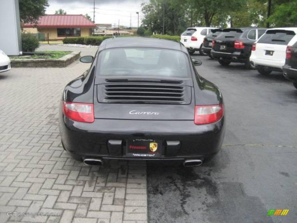 2007 911 Carrera Coupe - Black / Black photo #6