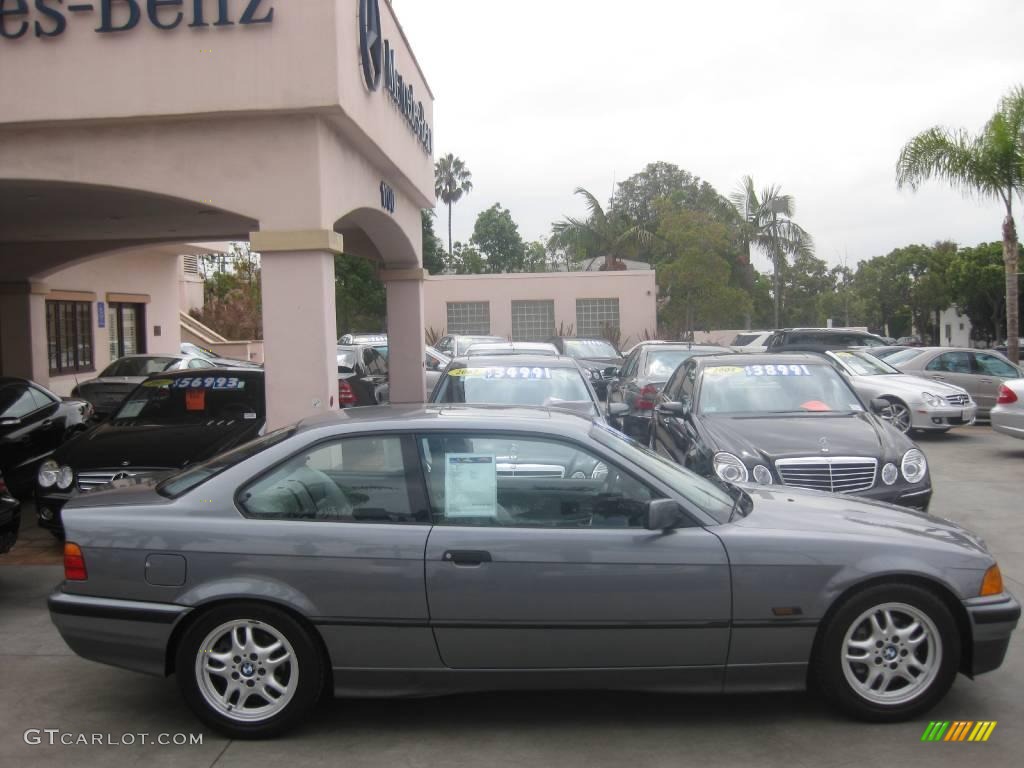 1995 3 Series 325is Coupe - Granite Silver Metallic / Grey photo #2