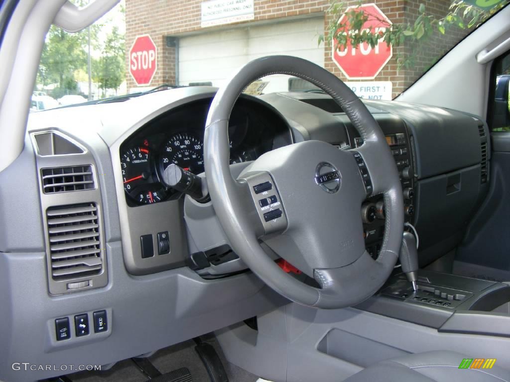 2004 Armada LE 4x4 - Smoke Metallic / Graphite/Titanium photo #5