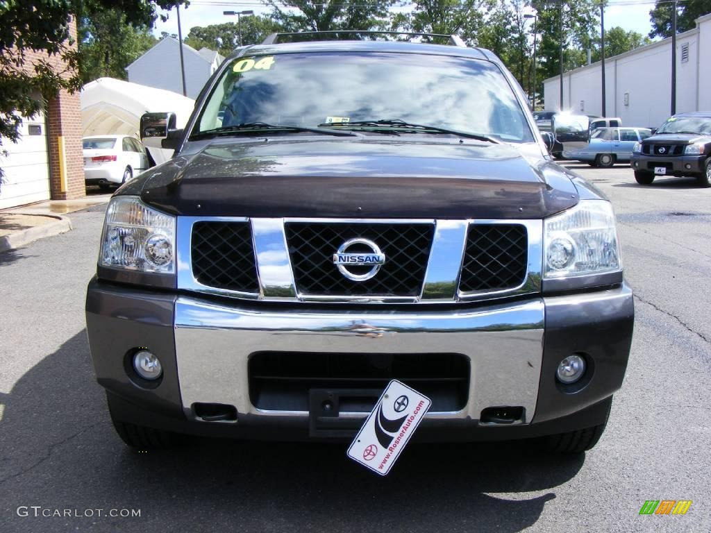 2004 Armada LE 4x4 - Smoke Metallic / Graphite/Titanium photo #18