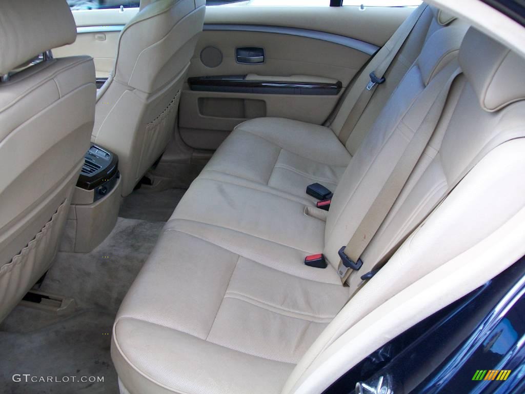 2006 7 Series 750i Sedan - Black Sapphire Metallic / Dark Beige/Beige III photo #13