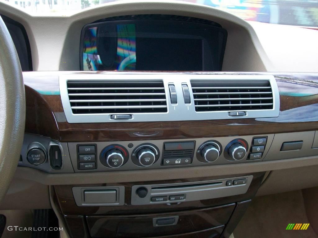 2006 7 Series 750i Sedan - Black Sapphire Metallic / Dark Beige/Beige III photo #14