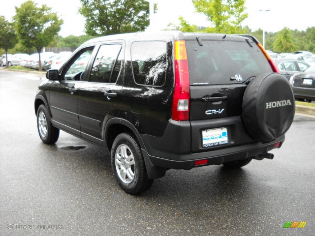 2003 CR-V EX 4WD - Nighthawk Black Pearl / Black photo #5