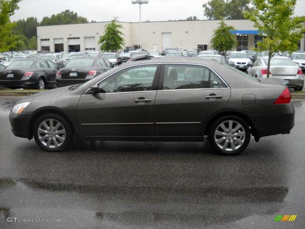 2006 Accord EX-L V6 Sedan - Carbon Bronze Pearl / Ivory photo #6
