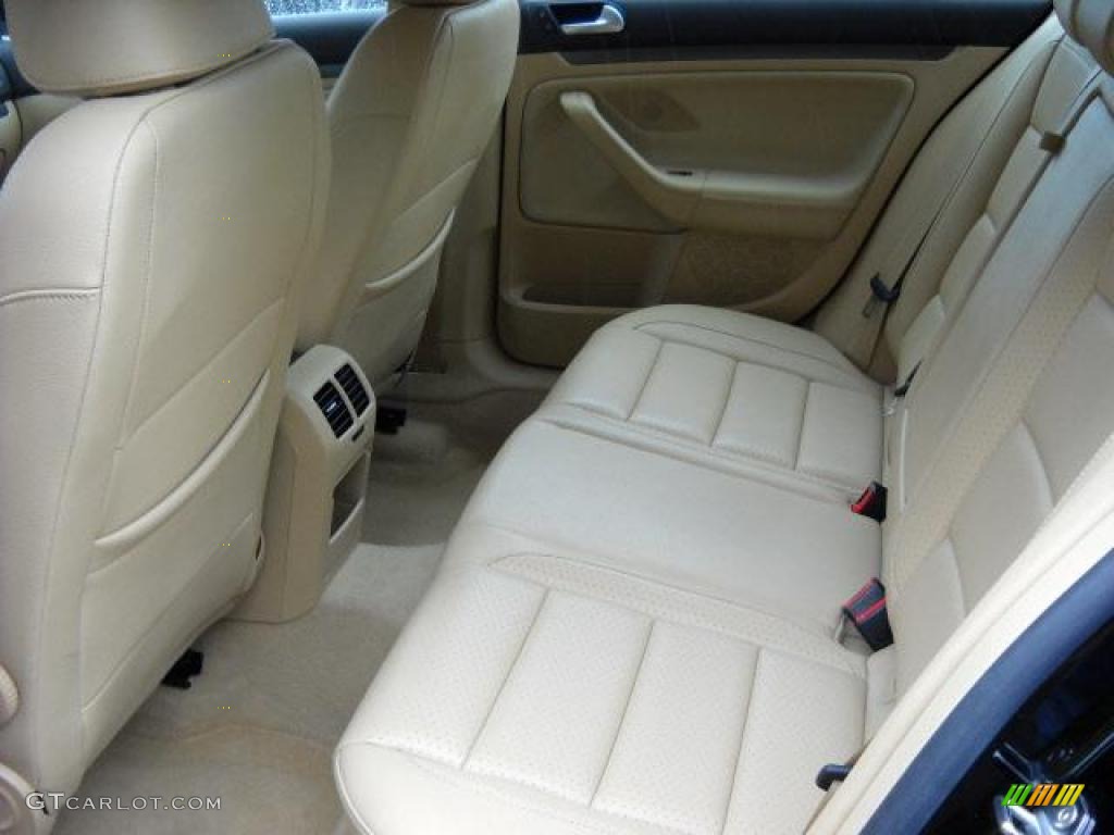 2007 Jetta Wolfsburg Edition Sedan - Black / Pure Beige photo #12