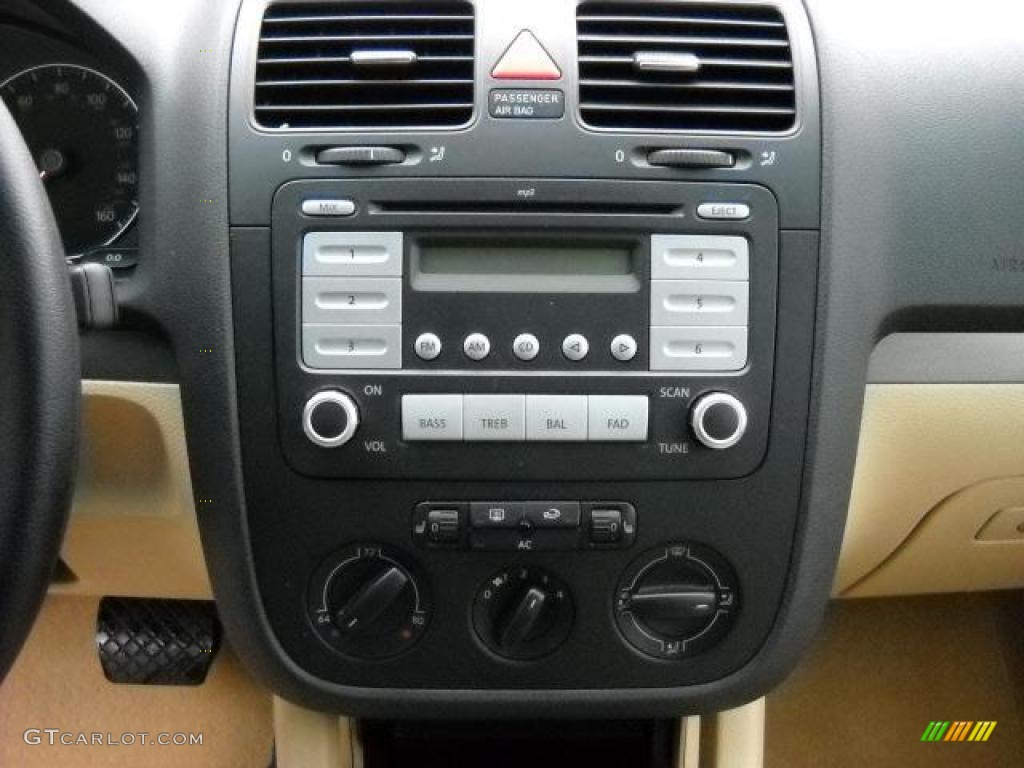 2007 Jetta Wolfsburg Edition Sedan - Black / Pure Beige photo #14