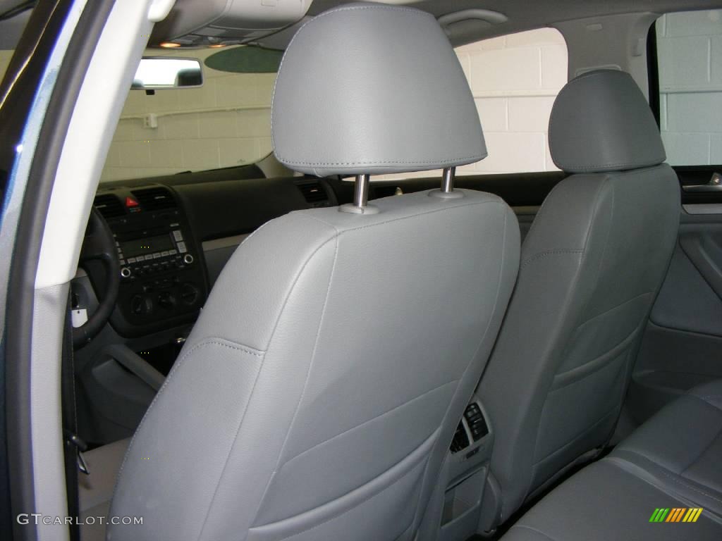 2008 Jetta SE Sedan - Blue Graphite Metallic / Art Grey photo #11
