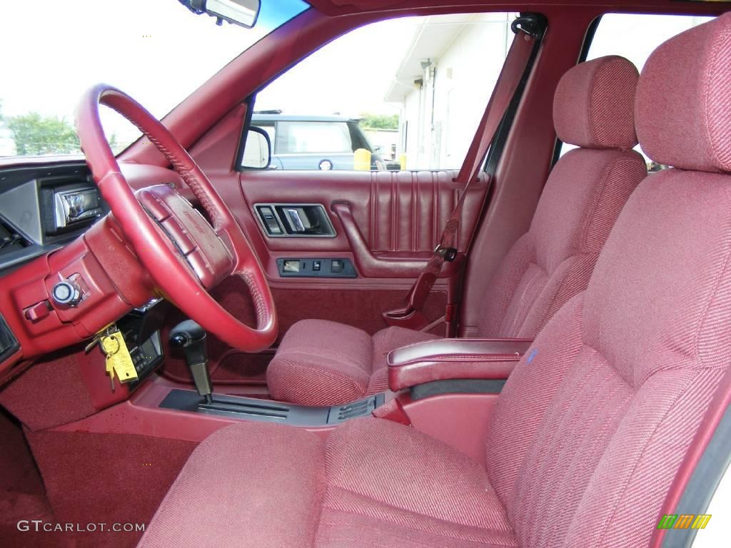 1990 Cutlass Supreme SL Sedan - White / Red photo #10