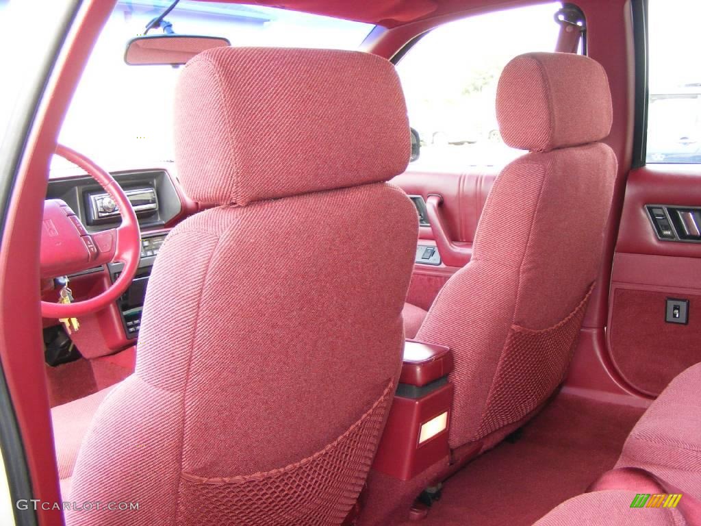 1990 Cutlass Supreme SL Sedan - White / Red photo #12