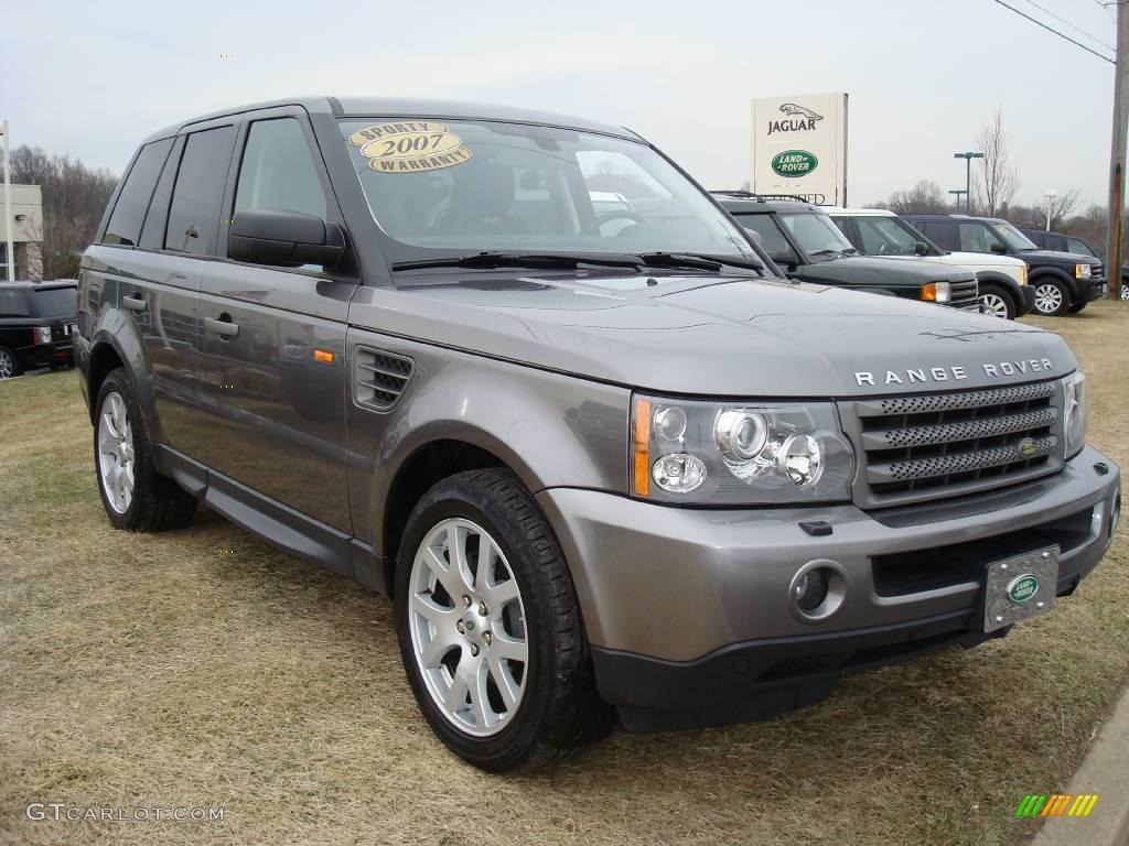 2007 Range Rover Sport HSE - Stornoway Grey Metallic / Ebony Black photo #4