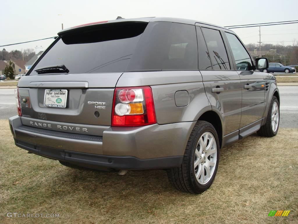 2007 Range Rover Sport HSE - Stornoway Grey Metallic / Ebony Black photo #6