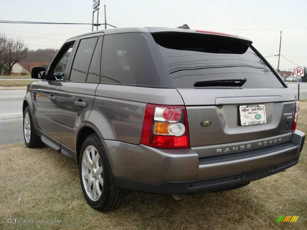 2007 Range Rover Sport HSE - Stornoway Grey Metallic / Ebony Black photo #8