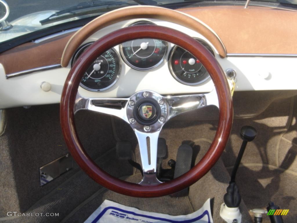 1956 356 Speedster ReCreation - Ivory / Chocolate photo #17