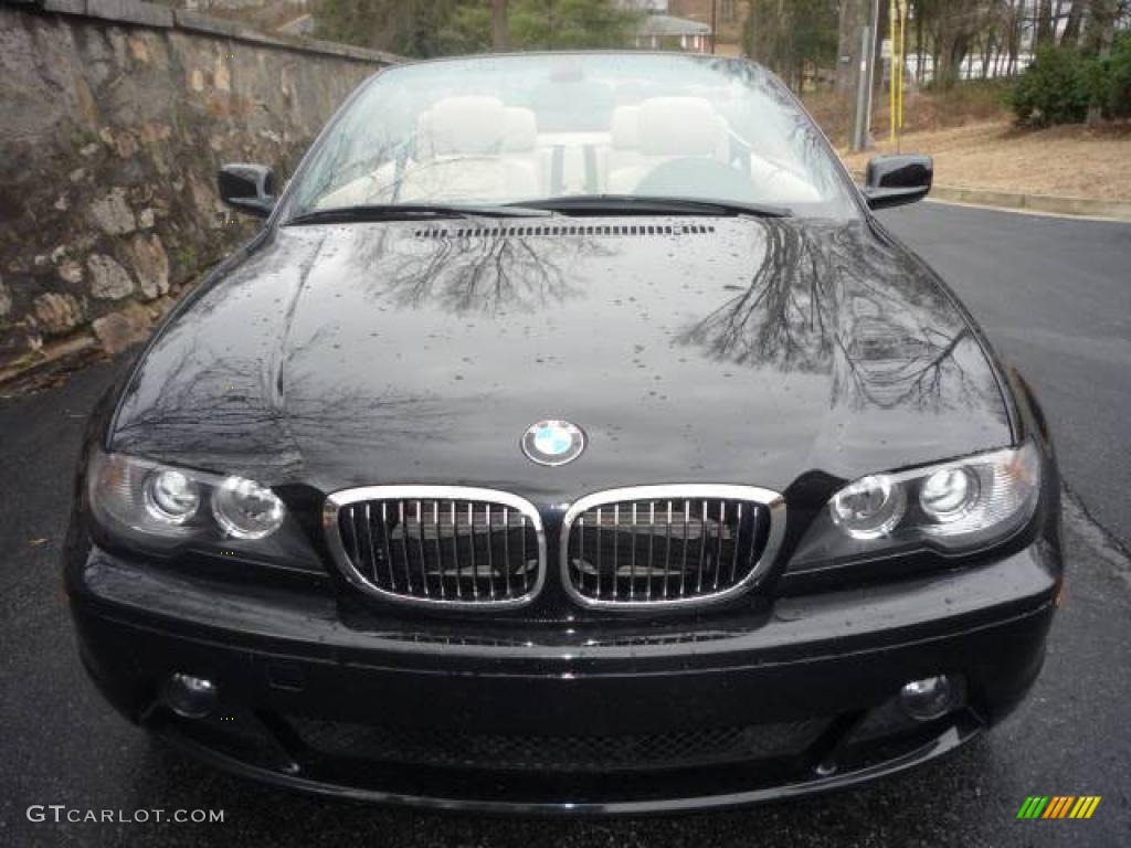 2006 3 Series 330i Convertible - Jet Black / Sand photo #11