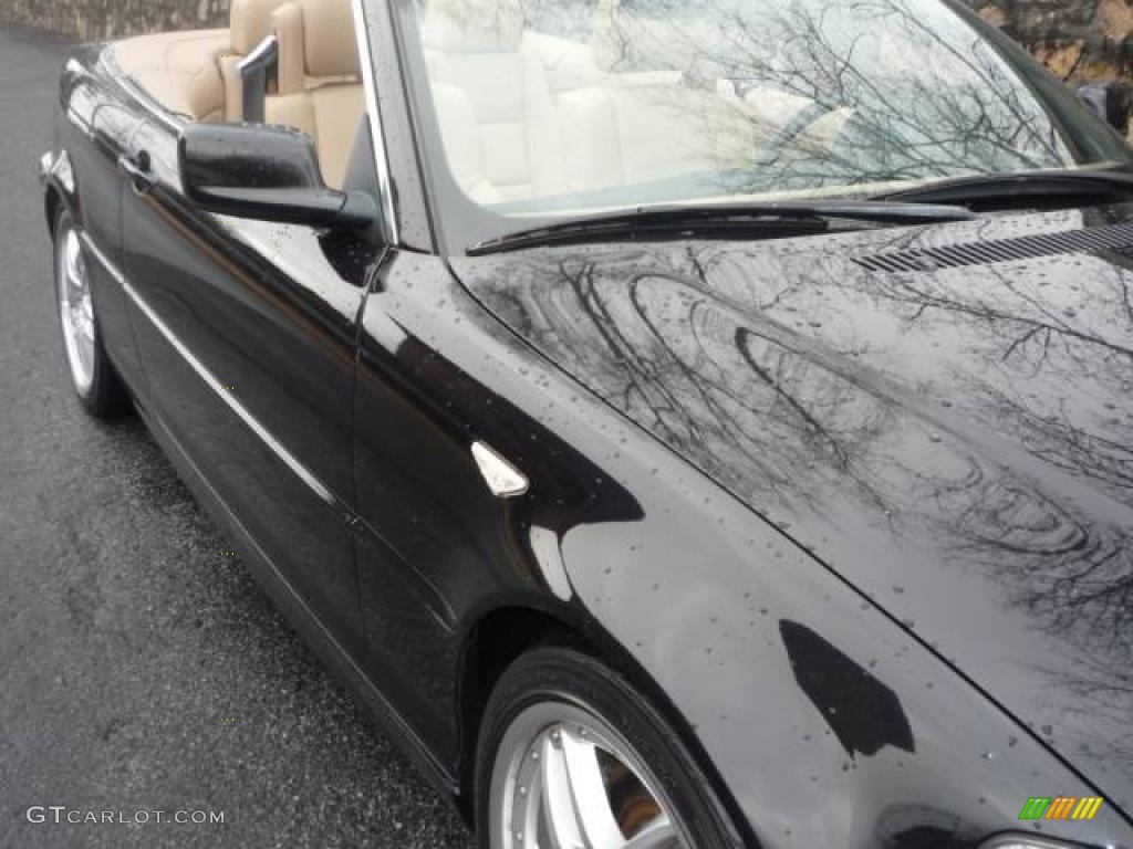 2006 3 Series 330i Convertible - Jet Black / Sand photo #18