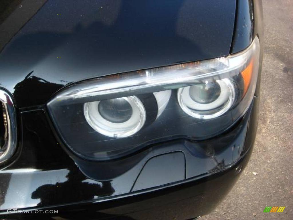 2005 7 Series 745Li Sedan - Jet Black / Black/Black photo #9
