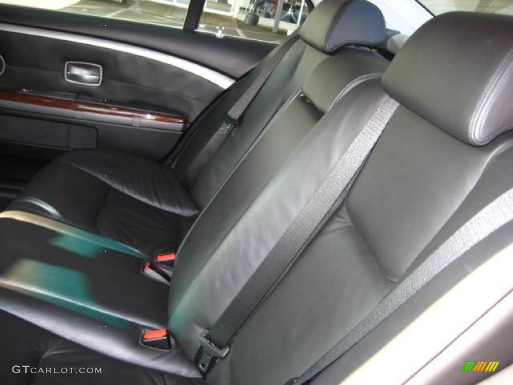 2005 7 Series 745Li Sedan - Jet Black / Black/Black photo #15