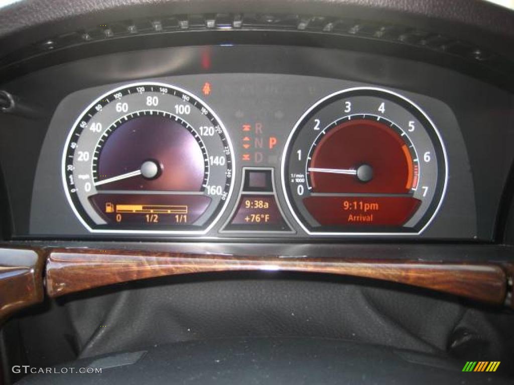 2005 7 Series 745Li Sedan - Jet Black / Black/Black photo #24