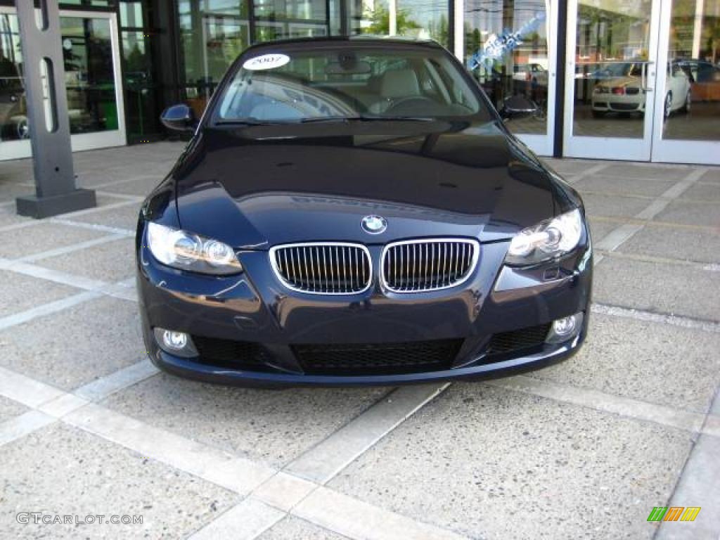 2007 3 Series 328xi Coupe - Monaco Blue Metallic / Grey Dakota Leather photo #3