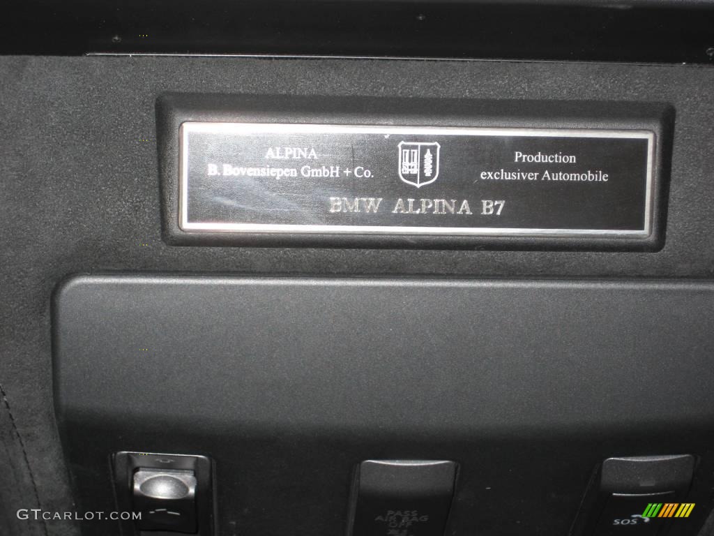 2007 7 Series Alpina B7 - Jet Black / Black photo #16