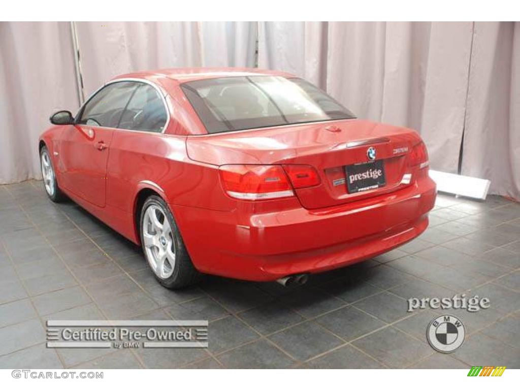 2007 3 Series 328i Convertible - Crimson Red / Black photo #3