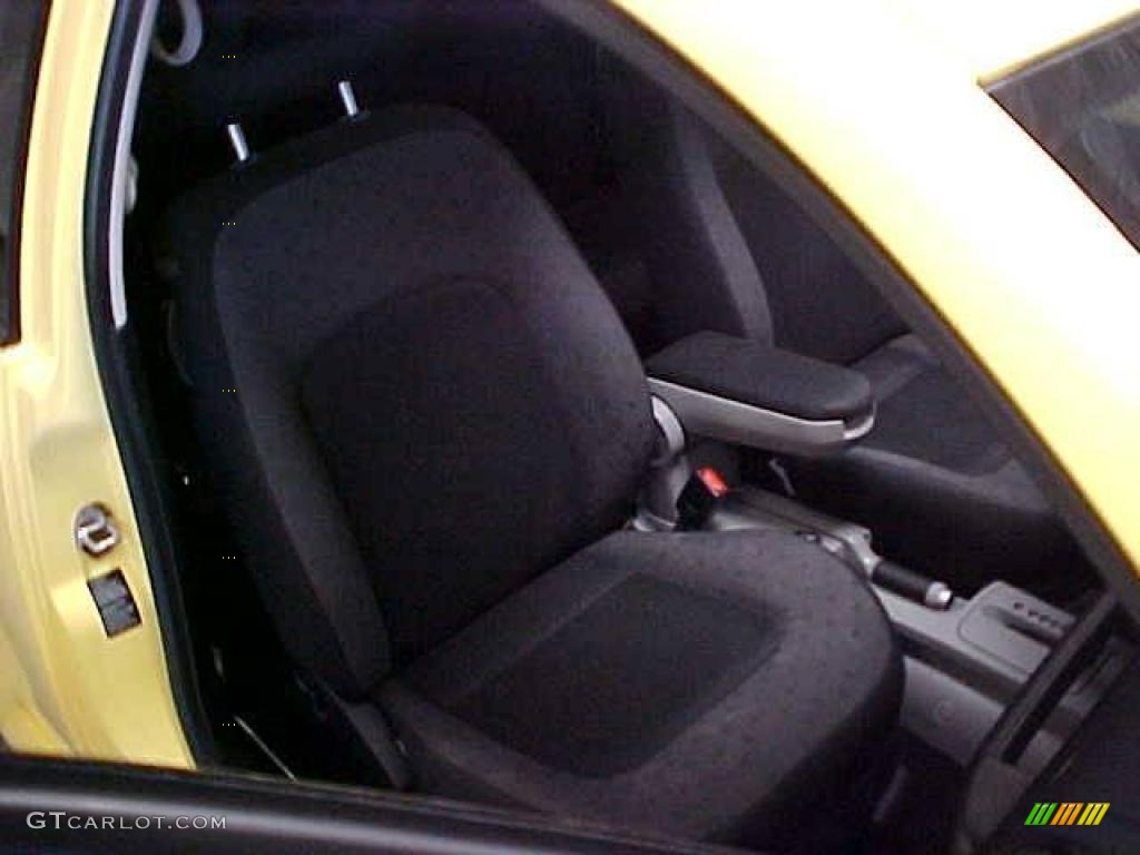 2001 New Beetle GLS Coupe - Yellow / Light Grey photo #9