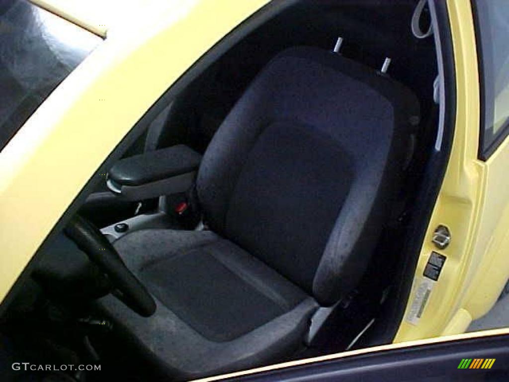 2001 New Beetle GLS Coupe - Yellow / Light Grey photo #22