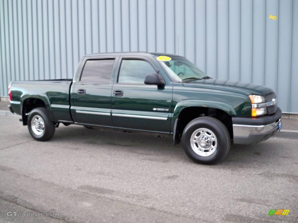 Dark Green Metallic Chevrolet Silverado 1500