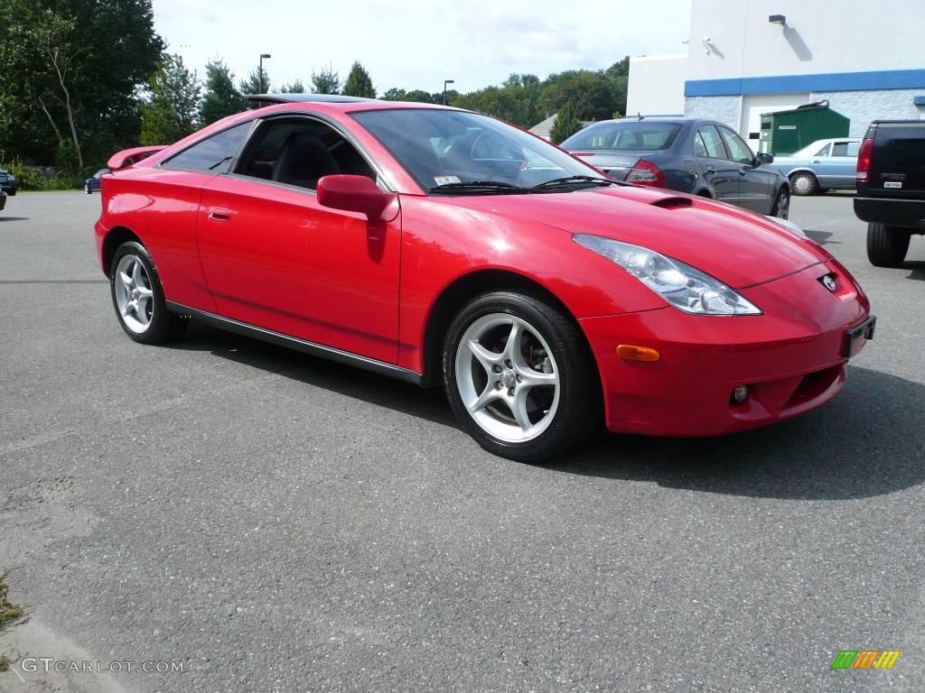 2000 Celica GT-S - Absolutely Red / Black/Silver photo #1