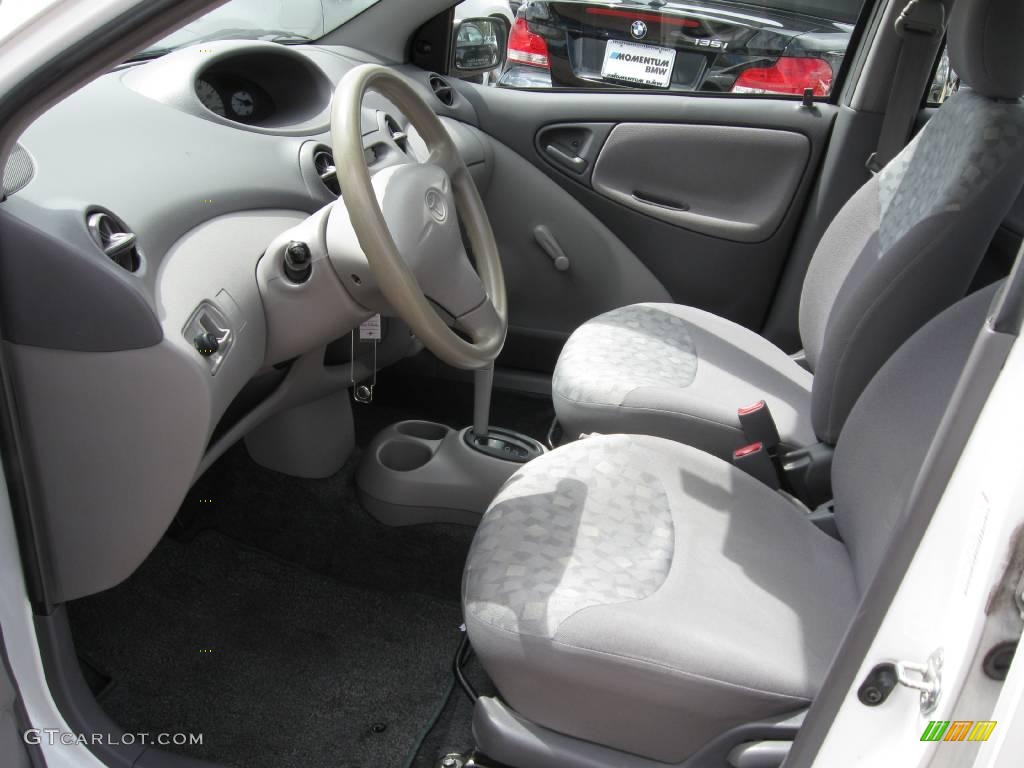 2000 ECHO Sedan - Super White / Warm Gray photo #13