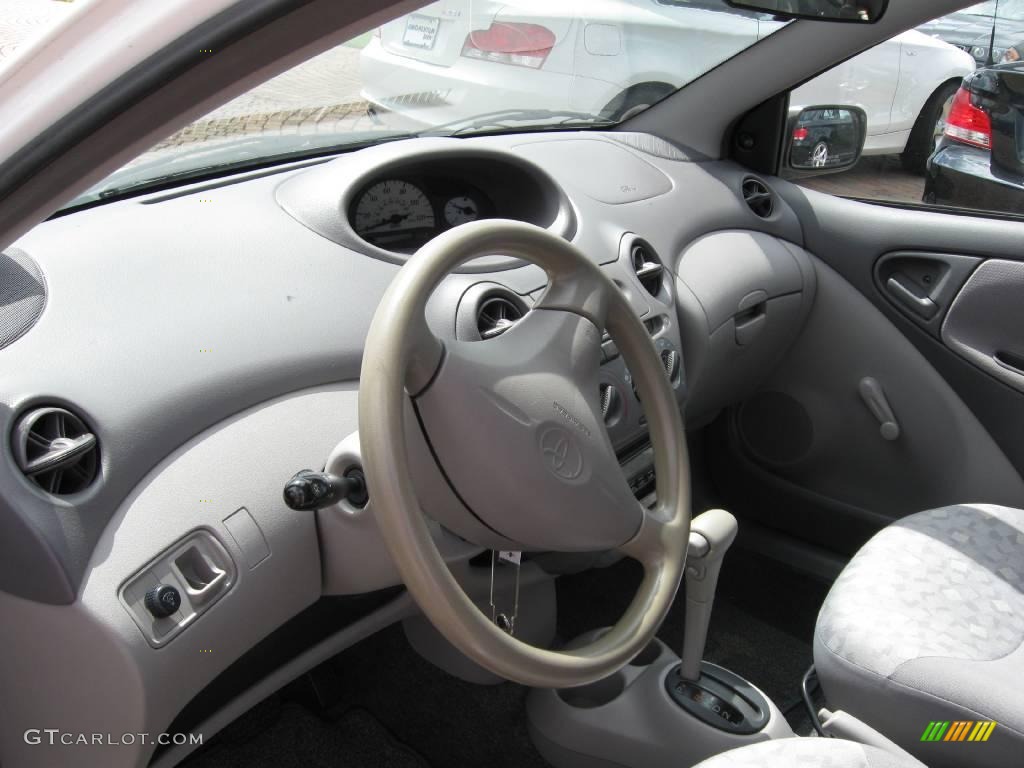 2000 ECHO Sedan - Super White / Warm Gray photo #17