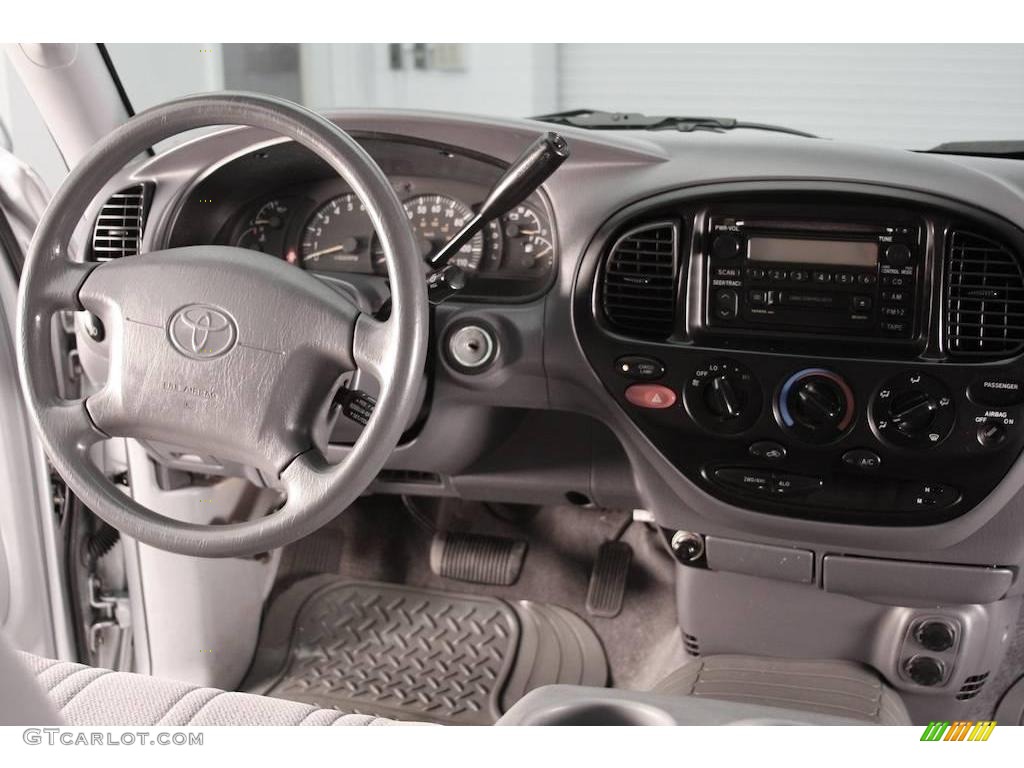 2000 Tundra SR5 Extended Cab 4x4 - Platinum Metallic / Light Charcoal photo #6