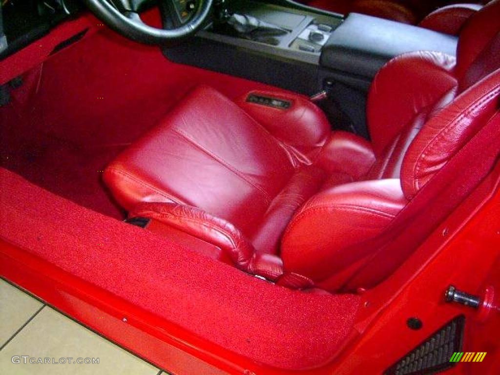 1991 Corvette ZR1 - Bright Red / Red photo #7