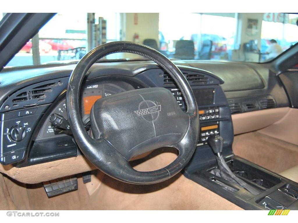 1995 Corvette Coupe - Brilliant Red Metallic / Beige photo #13