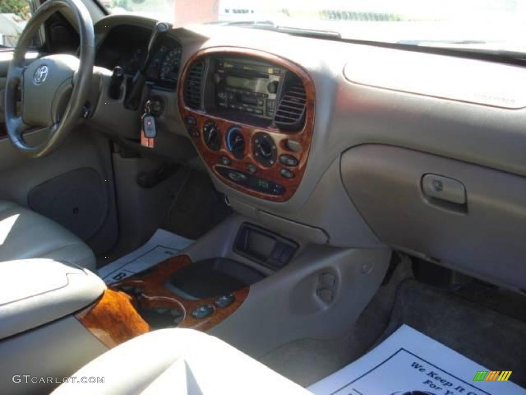 2005 Tundra Limited Double Cab 4x4 - Salsa Red Pearl / Taupe photo #37