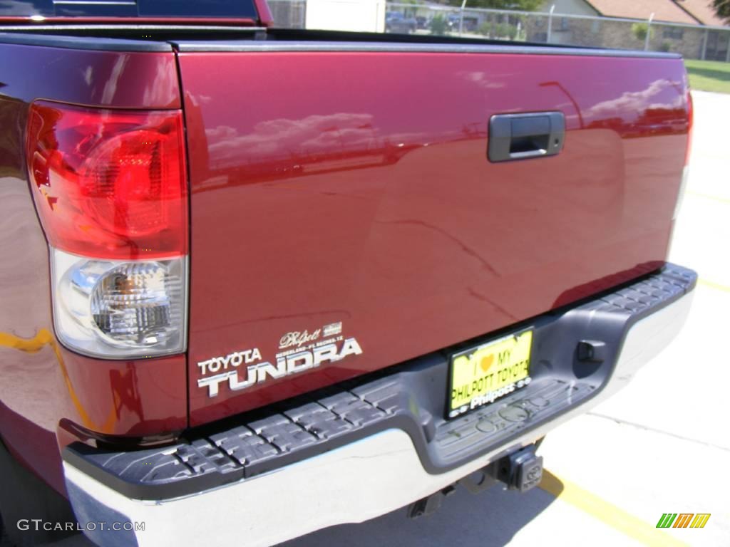 2009 Tundra SR5 Double Cab - Salsa Red Pearl / Sand photo #24