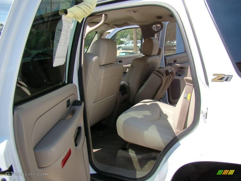 2004 Tahoe Z71 4x4 - Summit White / Tan/Neutral photo #10