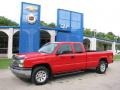 2005 Victory Red Chevrolet Silverado 1500 Extended Cab 4x4  photo #1