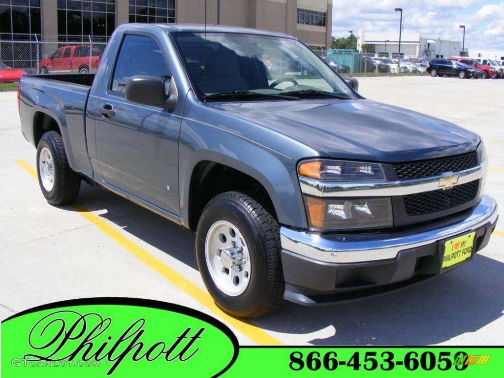 2006 Colorado Regular Cab - Blue Granite Metallic / Medium Pewter photo #1