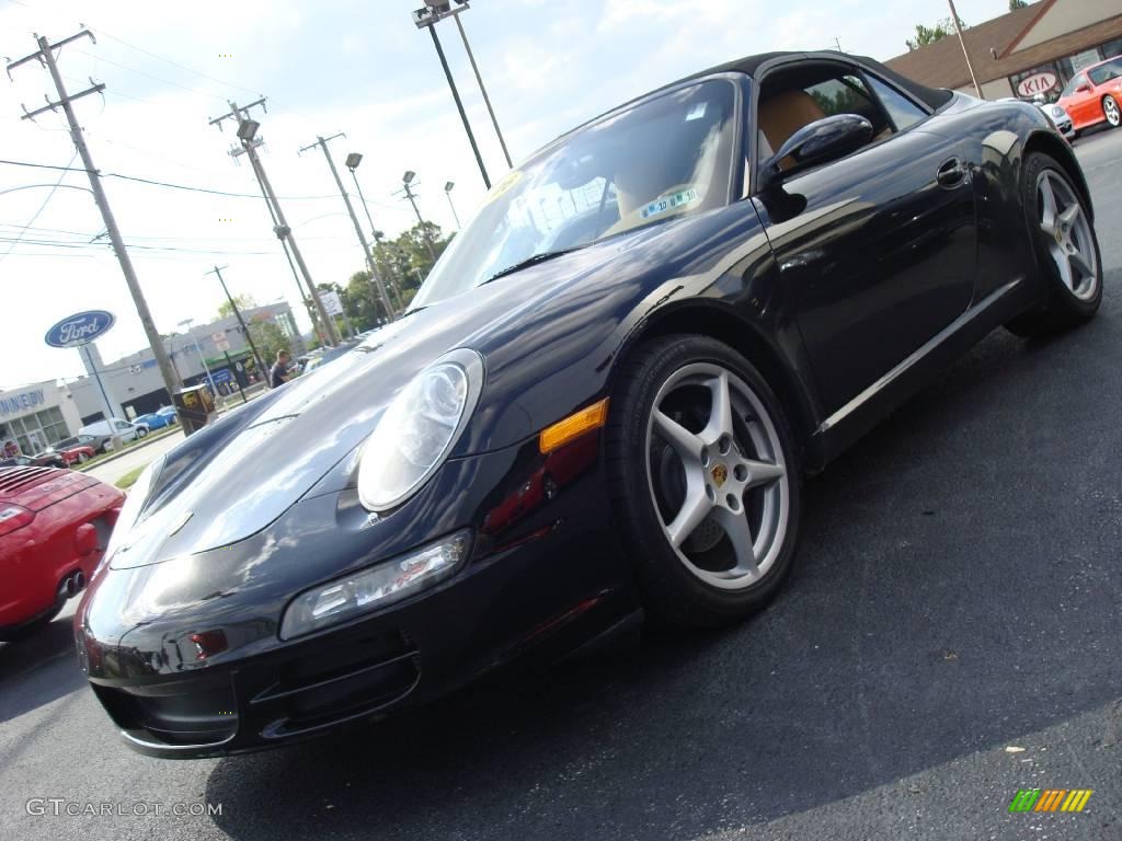 2006 911 Carrera Cabriolet - Black / Sand Beige photo #2