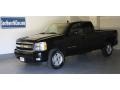 2009 Black Chevrolet Silverado 1500 LTZ Extended Cab 4x4  photo #1