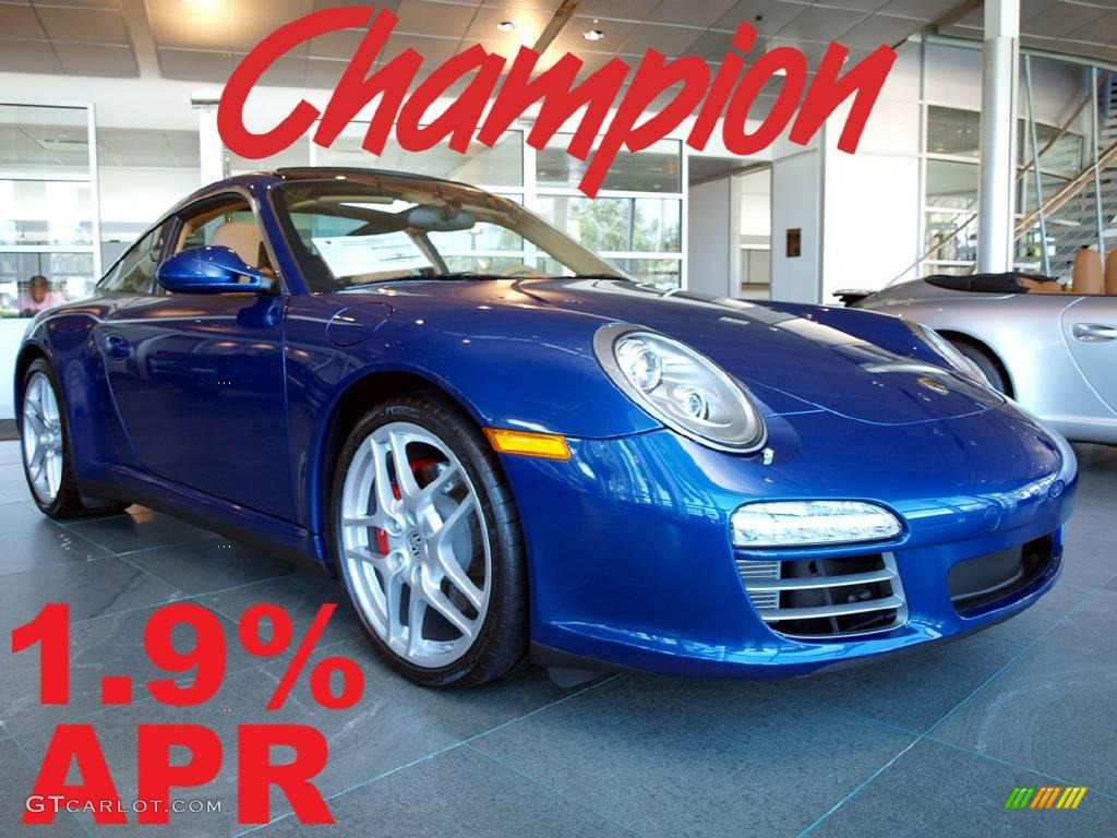 Aqua Blue Metallic Porsche 911