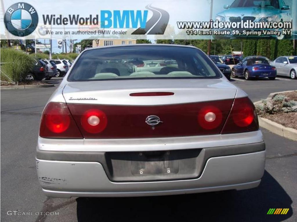 2002 Impala  - Galaxy Silver Metallic / Medium Gray photo #5