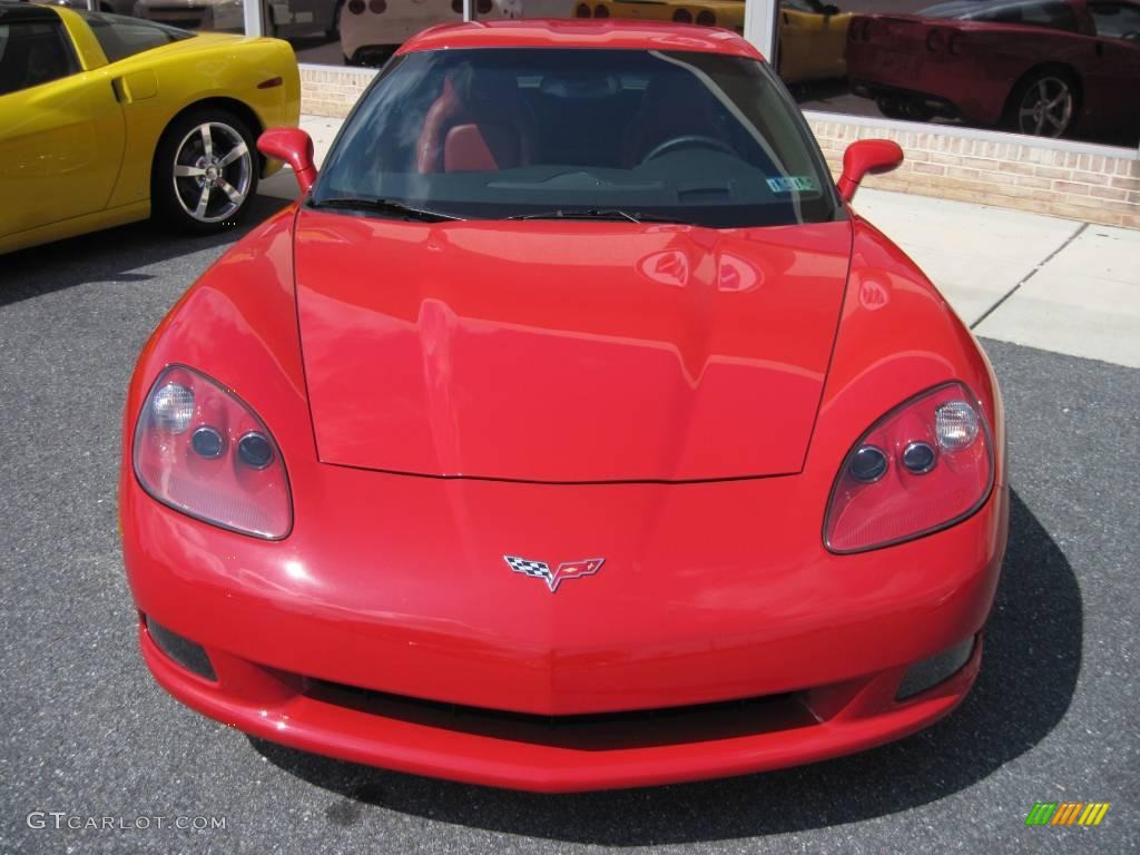 2009 Corvette Coupe - Victory Red / Red photo #1