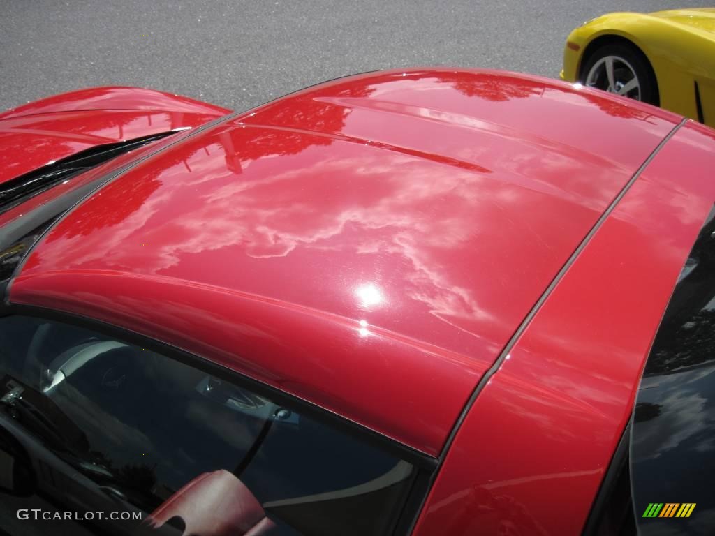 2009 Corvette Coupe - Victory Red / Red photo #8