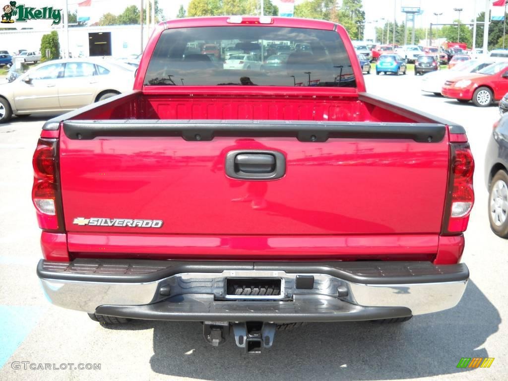 2006 Silverado 1500 Z71 Extended Cab 4x4 - Sport Red Metallic / Dark Charcoal photo #4
