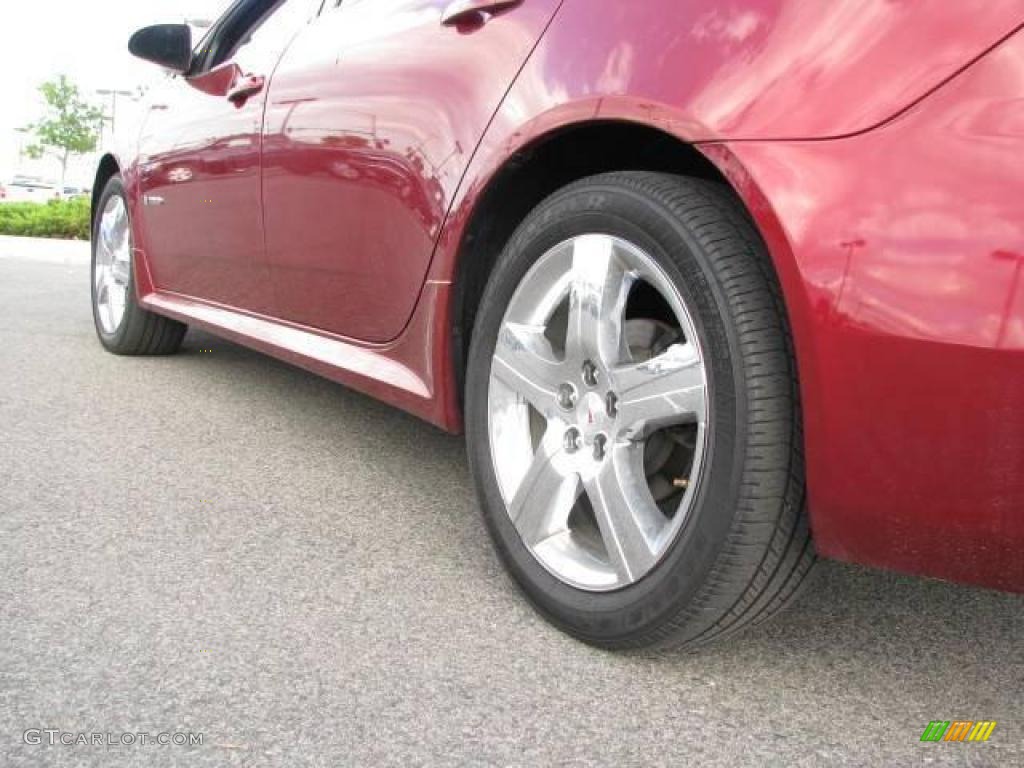 2008 G6 GXP Sedan - Performance Red Metallic / Ebony Black photo #8