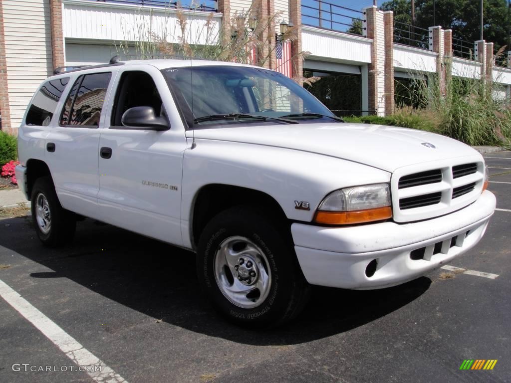 1998 Durango SLT 4x4 - Bright White / Gray photo #1