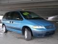 1998 Island Teal Blue Pearl Plymouth Voyager SE  photo #1