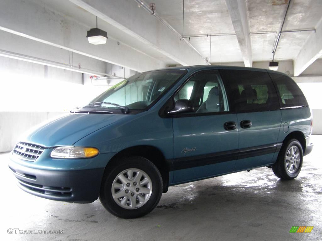 1998 Voyager SE - Island Teal Blue Pearl / Mist Gray photo #2